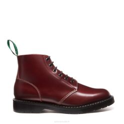 Femme 420d244solovair Botte D'astronaute Oxblood Hi-shine à 6 œillets