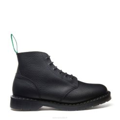 Femme 420d246solovair Botte Astronaute Grain Gras Noir 6 Oeillets