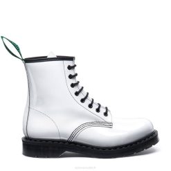 Femme 420d320solovair Bottine Derby Blanche Vernie à 8 œillets