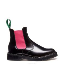 Femmes 420d267solovair Botte Dealer Rose & Noire