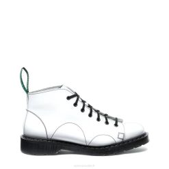 Femmes 420d351solovair Botte De Singe Blanc Brillant