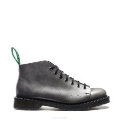 Femmes 420d353 Solovair Botte De Singe à 7 Yeux Hi Shine Gris Lunaire