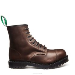 Hommes 420d103solovair Gaucho Crazy Horse Bottine Derby à 8 œillets à Bout En Acier