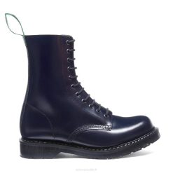 Hommes 420d125solovair Bottines Derby Bleu Marine à 11 œillets
