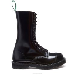 Hommes 420d131solovair Botte Derby Noire à 14 œillets à Embout D'acier