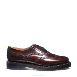 Hommes 420d168solovair Richelieu Anglais Bordeaux Rub-off
