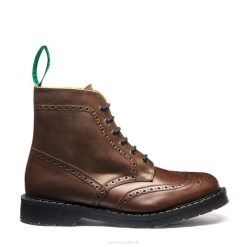 Hommes 420d24solovair Gaucho Crazy Horse Botte Richelieu à 6 œillets