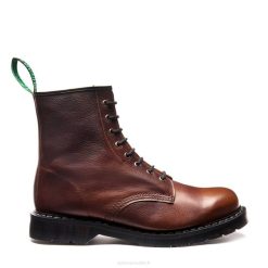 Hommes 420d63solovair Botte Derby à 8 œillets Grain Marron Noisette
