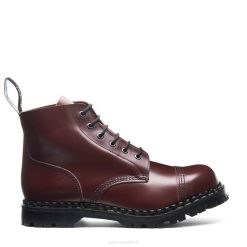 Hommes 420d81solovair Botte Derby à Embout D'acier à 6 œillets Haute Brillance Oxblood