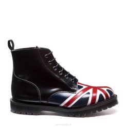 Hommes 420d85solovair Botte Derby Union Jack à 6 œillets